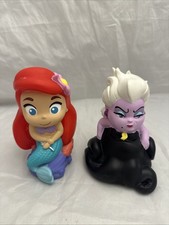 Disney Store Exclusive Ariel and Ursula Little Mermaid Bath Toys Figures Plastic