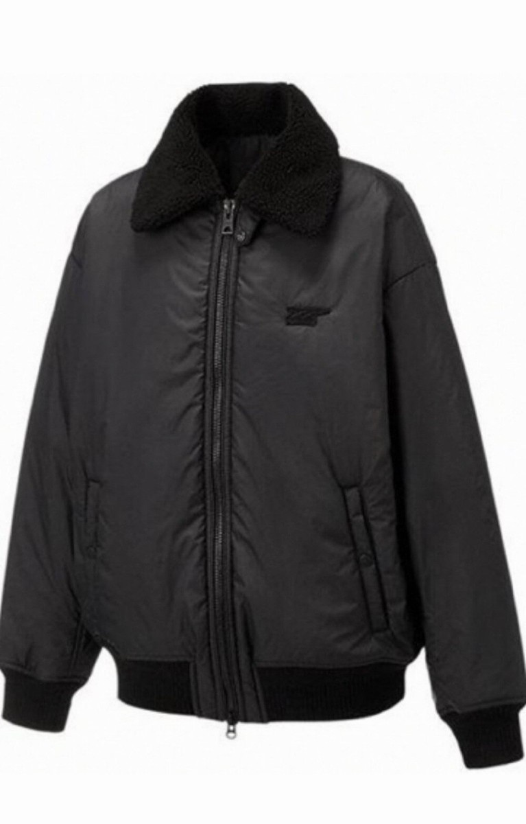 Onitsuka Tiger Black Bomber Jacket Sz S | eBay