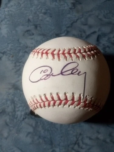 Autographed Baseball No COA Rawlings  Signer Sweet Spot Signed Ron Cey, update