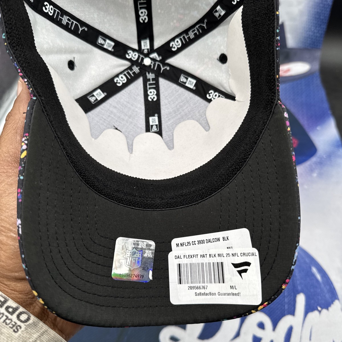 New Era Black Dallas Cowboys 2025 NFL Crucial Catch 39THIRTY Flex