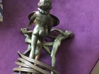 Antique Art Deco naked flapper  lady light needs repaired for light to work — photo 8
