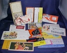Selection Vintage Ink Blotter Red Goose Coca Cola Rice Krispies Rite-Way Hillson