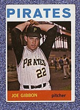 1964 Topps Baseball # 307 Joe Gibbon - Pittsburgh Pirates - Free Shipping