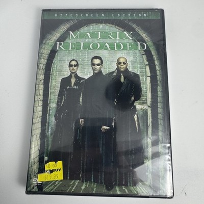 The Matrix Reloaded DVD Widescreen Edition Keanu Reeves Sci-Fi Brand New Sealed