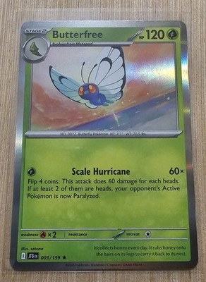 Pokémon TCG Pokémon Butterfree Butterfree Holo 3/159