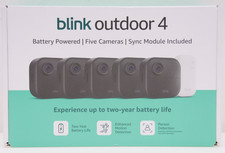 BLINK Outdoor 4th Gen 5-Camera Security System With Sync Module Core Brand New