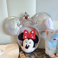 Disney Parks Princess Iridescent Tiara Minnie Ears Headband 2025 US POST