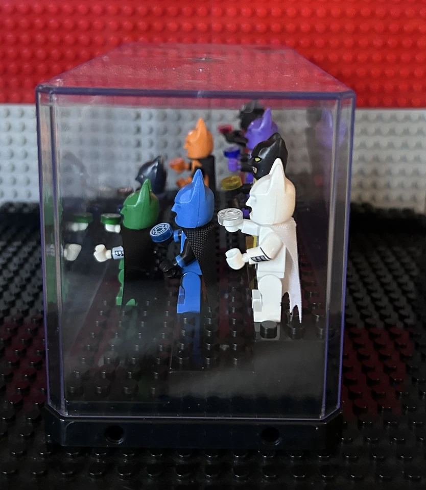 Lote de minifiguras LEGO personalizadas BATMAN LANTERN verde amarillo blanco negro azul rojo Foto 4 de 4