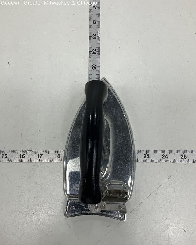 Durabilt Chrome Black Folding Utility Iron Electric Home Electronics Model