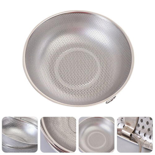 Rice Washing Basket Strainer Bowl Multifunctional Stainless Steel Basin