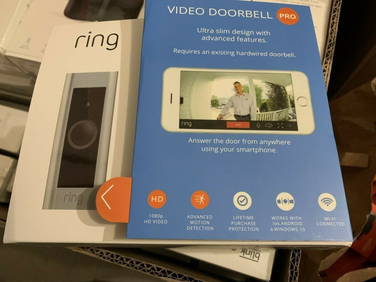 Ring Doorbell Pro 2 アメリカ購入　レア Amazon.com: Like-New Ring Wired Doorbell Pro (Video Doorbell
