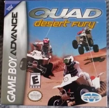 Quad Desert Fury Only For  Nintendo Game Boy Advance Tested No Manual
