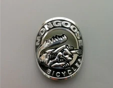 1X MONGOOSE Bicycle Bike Alloy Head Badge Decals Stickers Free Shipping