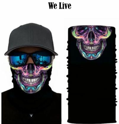 🐨 Magic Head Face Snood Neck Tube Wraps Shawl Scarf Buff Headwear Outdoor Sport - Picture 29 of 45