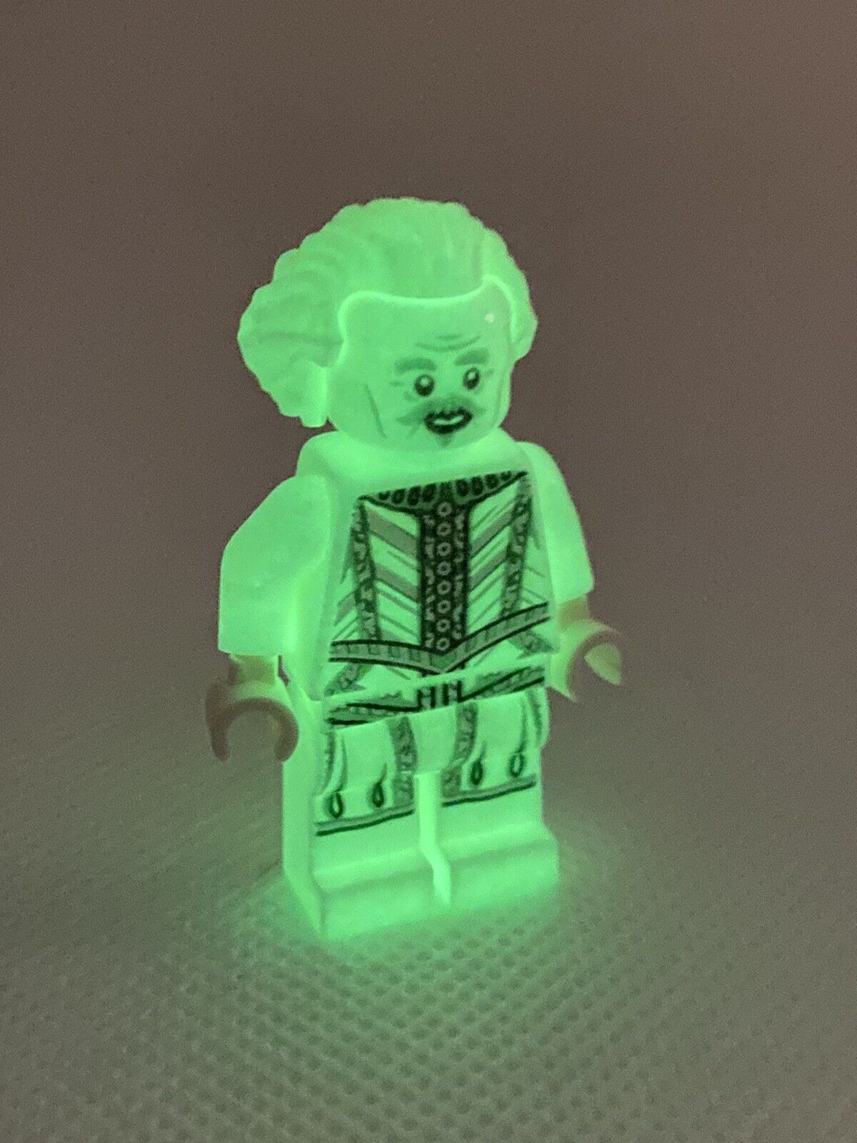 Lego Harry Potter Nearly Headless Nick Minifigure From 76389 Glow In The Dark