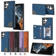 For Samsung Galaxy S26 S25 S24 S23 S21S20 Magnetic Leather Flip Card Wallet Case