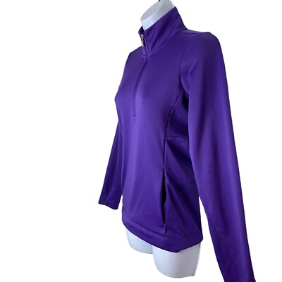 Nike Golf Tour Performance 1/4 Zip Jacket Purple XS Stretch Long