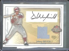 2003 Fleer Fall Classic Relic Autograph Error AAGA/JB Johnny Bench Dave Winfield