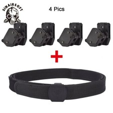 IPSC USPSA Shooting Belt With 4 Pcs Multi-Angle High Speed Pistol Magazine Pouch