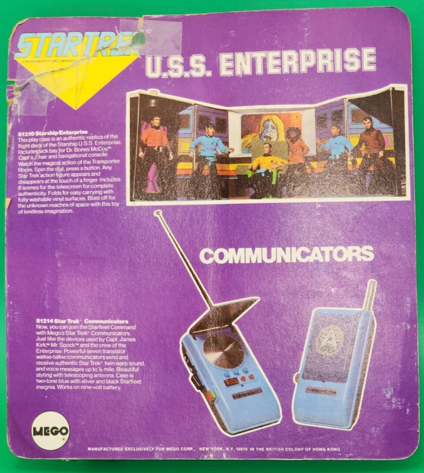 Figura de acción vintage 1974 Mego Star Trek teniente Uhura nueva caja sellada daños LEER Foto 2 de 4