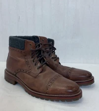 Johnston & Murphy Karnes 1850 Cap Toe Leather Boots | Brown | Men's 9M