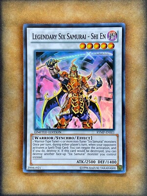 Yugioh Legendary Six Samurai - Shi En RYMP-ENSE1 Super Rare