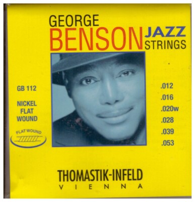 Thomastik-Infeld GB112 George Benson Jazz Gitarre-Set  Flat Wound Neue