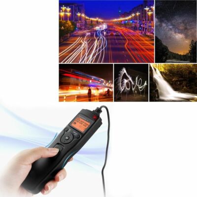 LCD Auslöser Timer Fernbedienung für Canon EOS 5D Mark II III 5D 6D 7D 10D 20D