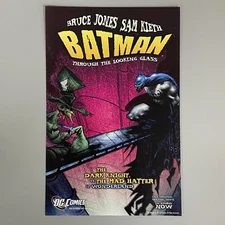 BATMAN THROUGH THE LOOKING GLASS GRAPHIC NOVEL DC 2012 VINTAGE RETRO ADVERT