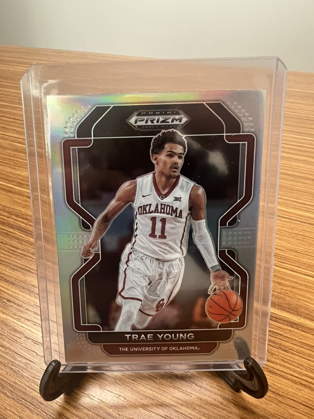 2022-23 Panini Prizm Draft Picks Trae Young Silver Prizm Atlanta Hawks #46