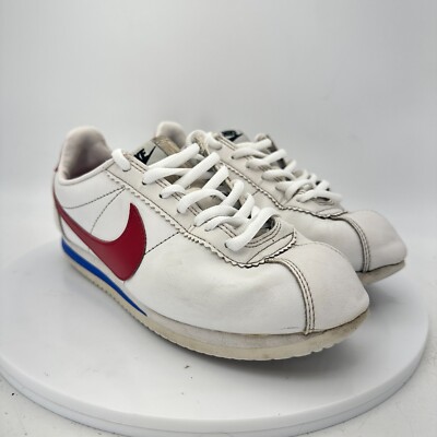 Nike Classic Cortez White Red Women Comfort Sneaker Shoes 807471-103 Size 7