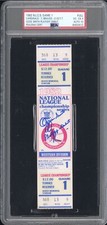 Ozzie Smith PSA 10 Signed MLB Playoff Debut 1982 NLCS Gm. 1  Full Ticket Stub