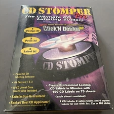 CD Stomper Pro The Ultimate CD Professional Looking Labeling System Factory Seal