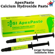 Dental Apex Paste Iodoform Free Endodontic Calcium Hydroxide Root Canal 2x3gr