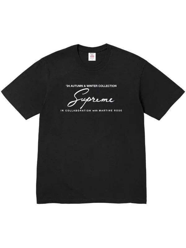 Tee shirt Supreme Martine Rose Noir Taille Extra Large XL Neuf