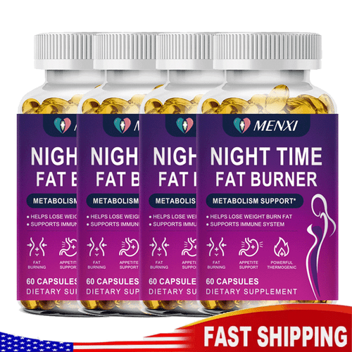 Night Time Fat Burner, Weight Loss, Sleep & Immune Support, W/ Melatonin Vitamin