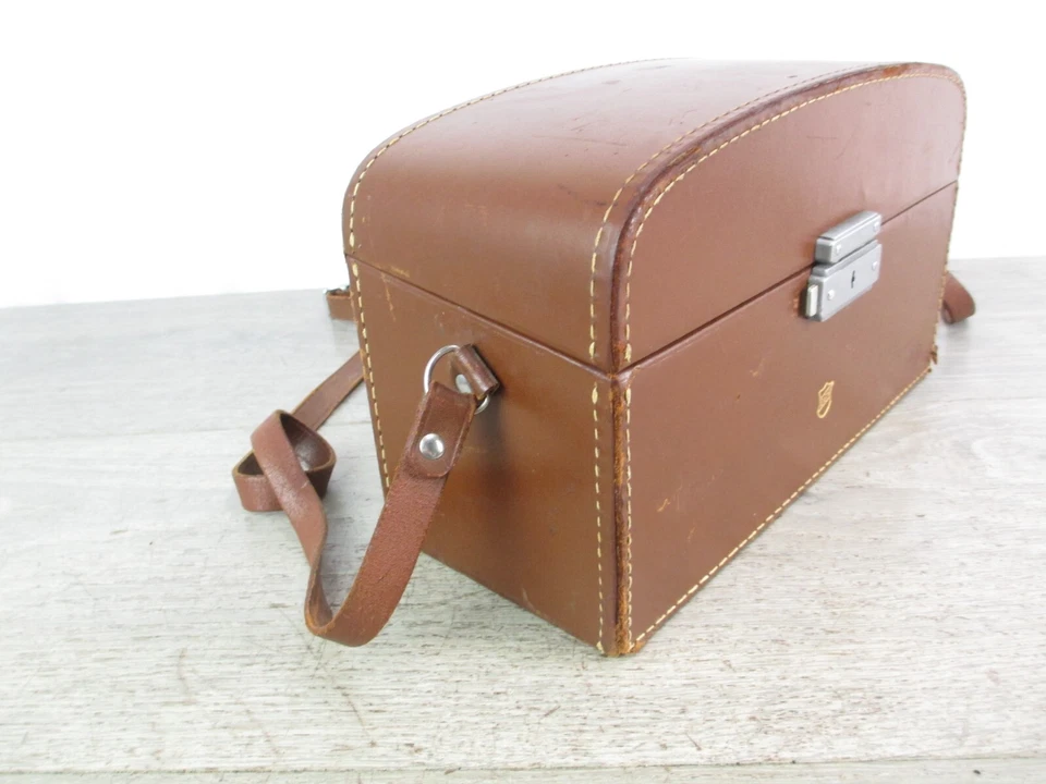 FUNDA PARA CÁMARA DE CINE VINTAGE B&H CUERO MARRÓN 8 MM Foto 4 de 4