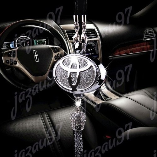 Universal CAR diamond logo Perfume Air Freshener Rearview Mirror Perfume Pendant - Picture 82 of 105