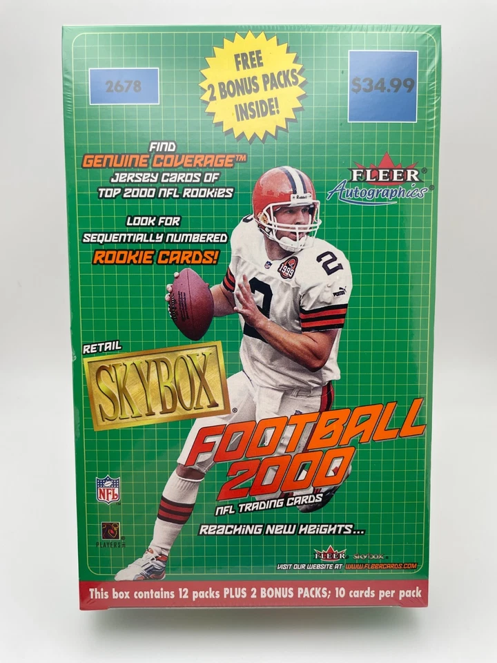 NEW FACTORY SEALED 2000 SKYBOX FOOTBALL BOX TOM BRADY RC BOX GEM MINT CONDITION - Image 2 of 4