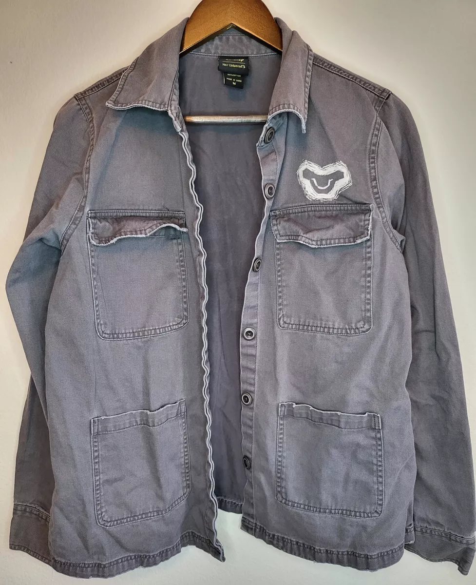 Gray cargo shop jacket