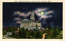 Vintage Postcard- STATE CAPITOL, NASHVILLE, TN. Early 1900s