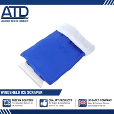 Ice Scraper Glove Snow Waterproof Protective Winter Essential Blue Gloved Padded