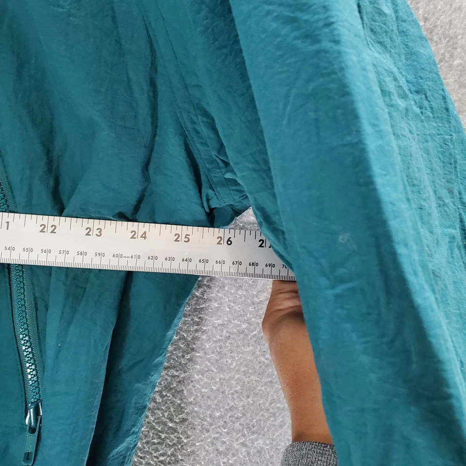 Chaqueta Pacific Trail para hombre grande verde azulado bolsillos cremallera completa manga larga cuello falso Foto 3 de 4