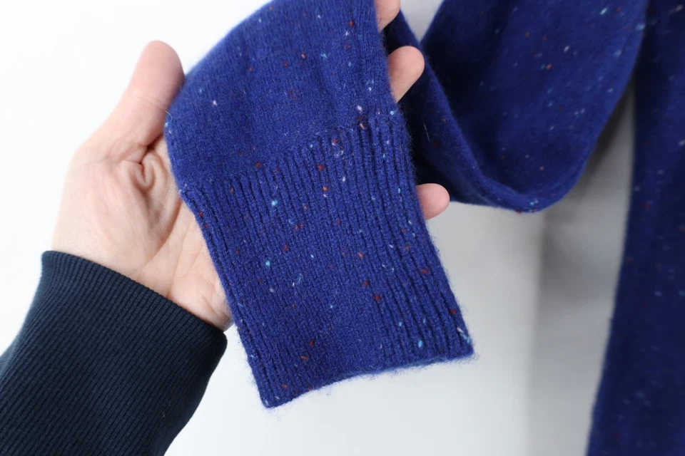 Vintage Lands End Womens XS Rainbow Fleck Soft Cashmere Knit Turtleneck Sweater - Image 4 of 4