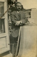  35942 CONSTANTINOPLE 1920s. Greek factory owner in his country house. Photo