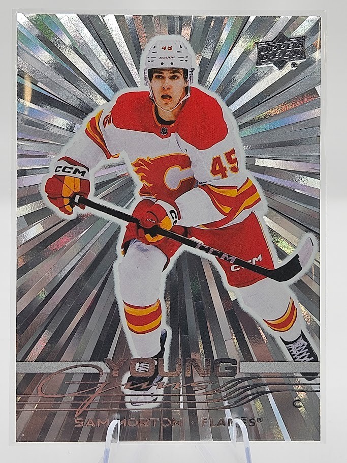 2025-26 Upper Deck Young Guns Outburst Silver #215 Sam Morton