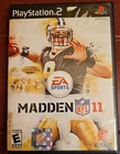 Madden NFL 11 PlayStation 2 PS2 Game CIB FREE SHIPPING!