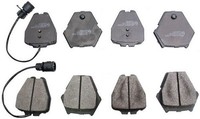 Bremsbelagsatz Scheibenbremse Denckermann B110045 FüR Audi A8 4D8 4D2 D2 TDI