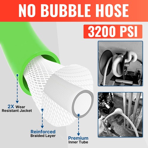 Super Flexible Pressure Washer Hose 50FT for Power Washer Replacement, Kink R... - Picture 4 of 7