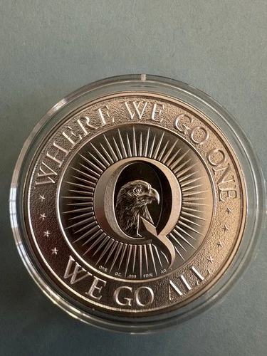 1 OZ .999 SILVER ROUND "GOD BLESS AMERICA" DOUBLE EAGLE Q with CAPSULE